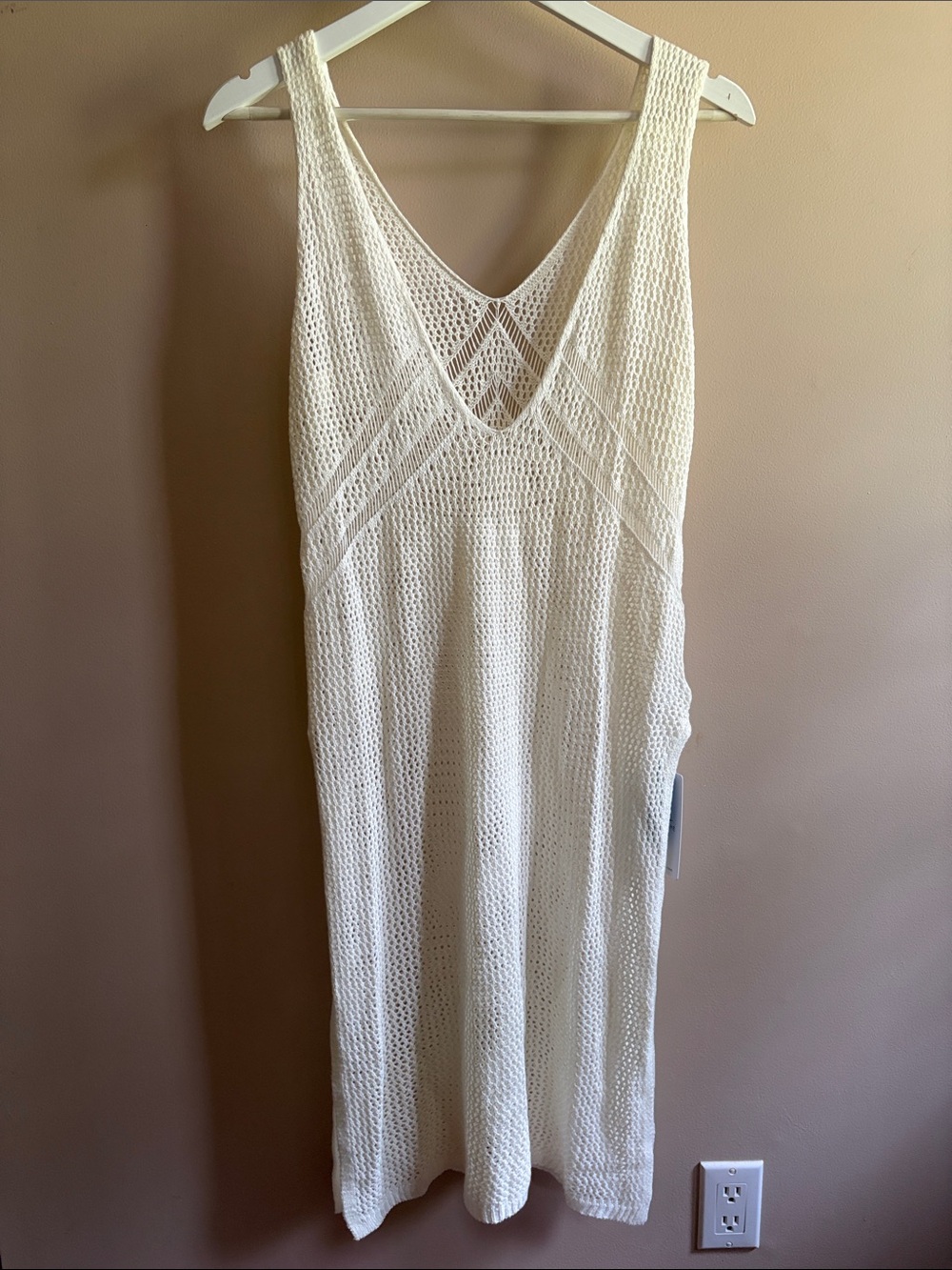 NWT CUPSHE crochet / knit beach cover up size small